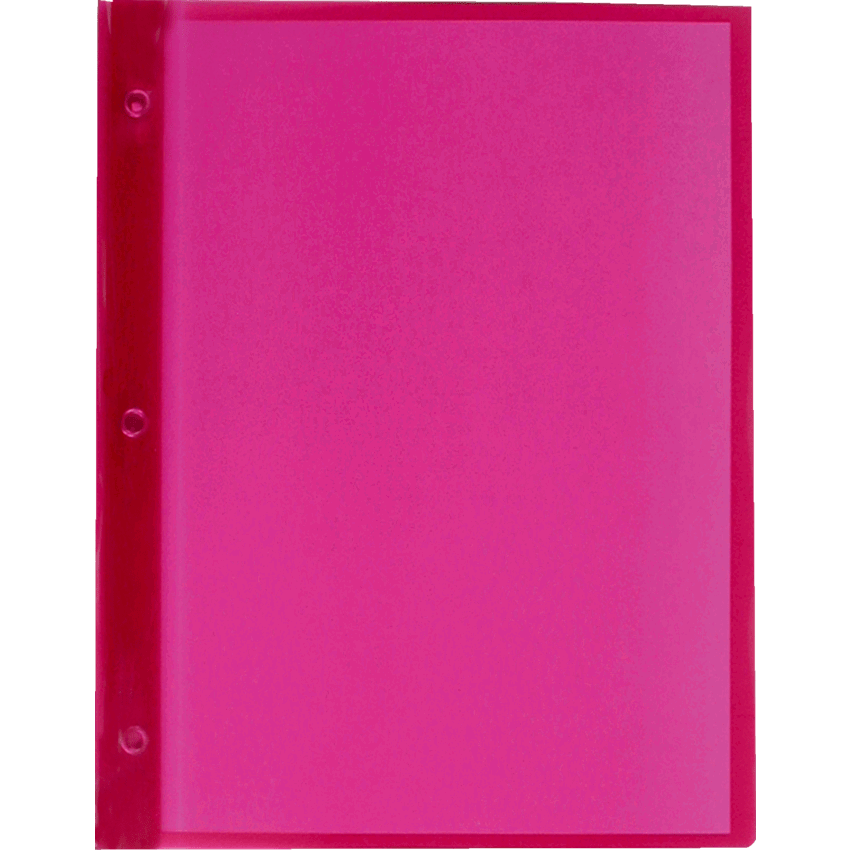 Winnable Poly Report Covers 11-1/2" x 9-1/2" Red