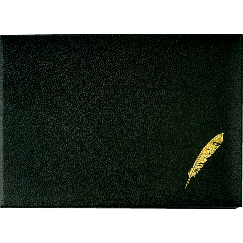 Winnable Guest Book 7" x 10" 100 pages Black