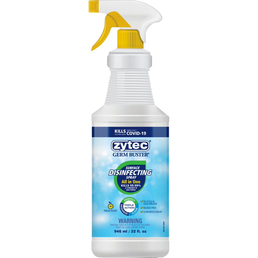 Zytec® Germ Buster® All in One Surface Disinfecting Spray Trigger 946 mL