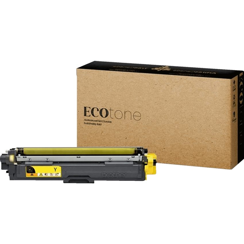 EcoTone® Remanufactured Laser Cartridge (BroTN221Y) Yellow