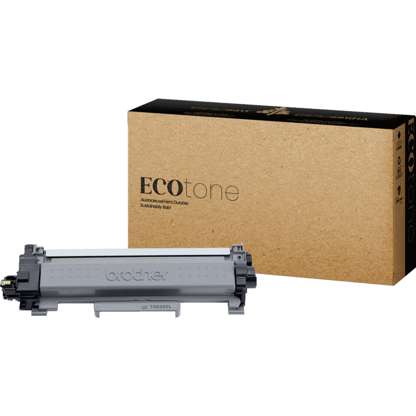 EcoTone® Remanufactured Laser Cartridge (Bro TN830XL) Black