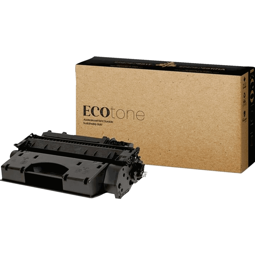 EcoTone® Remanufactured Laser Cartridge (HP CE505X/Can 119) Black