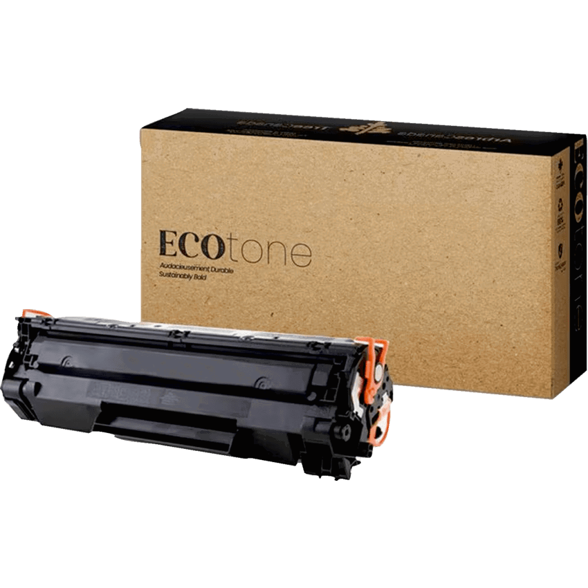 EcoTone® Remanufactured Laser Cartridge (HP CE278A) Black