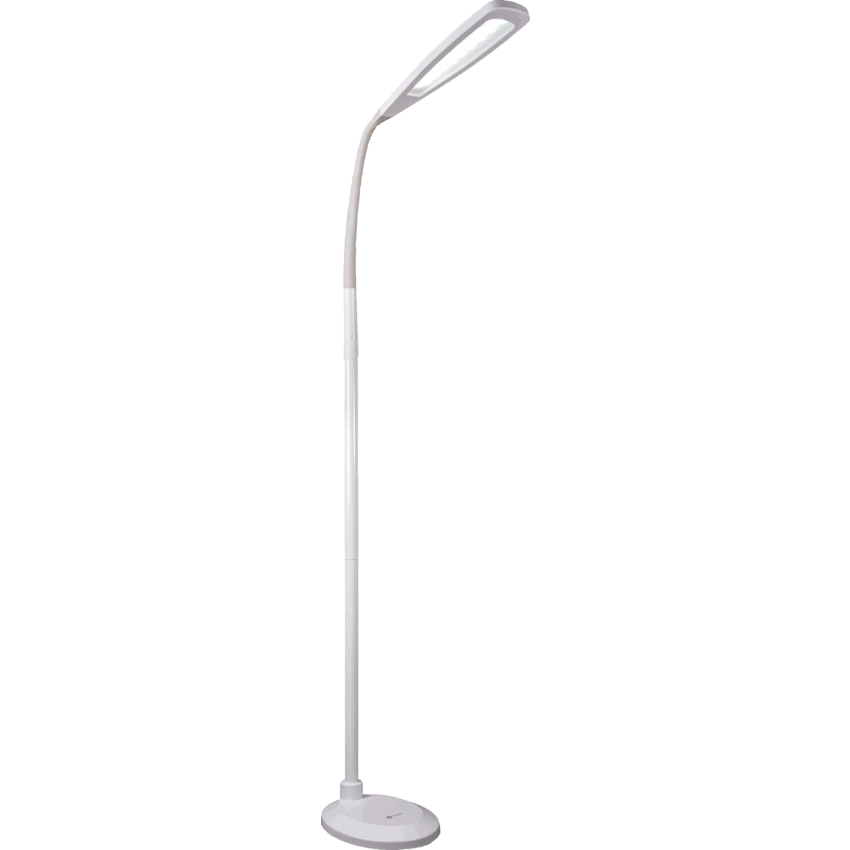 OttLite® Natural Daylight LED Flex Floor Lamp White
