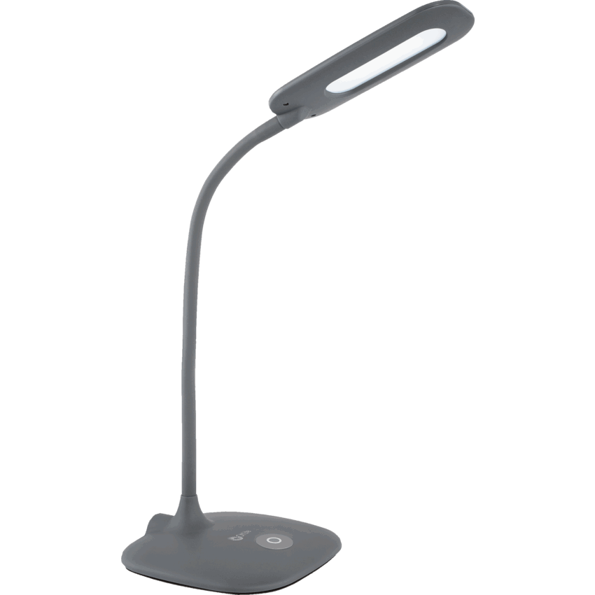 OttLite® Wellness Series® Flexible Soft Touch LED Desk Lamp Grey