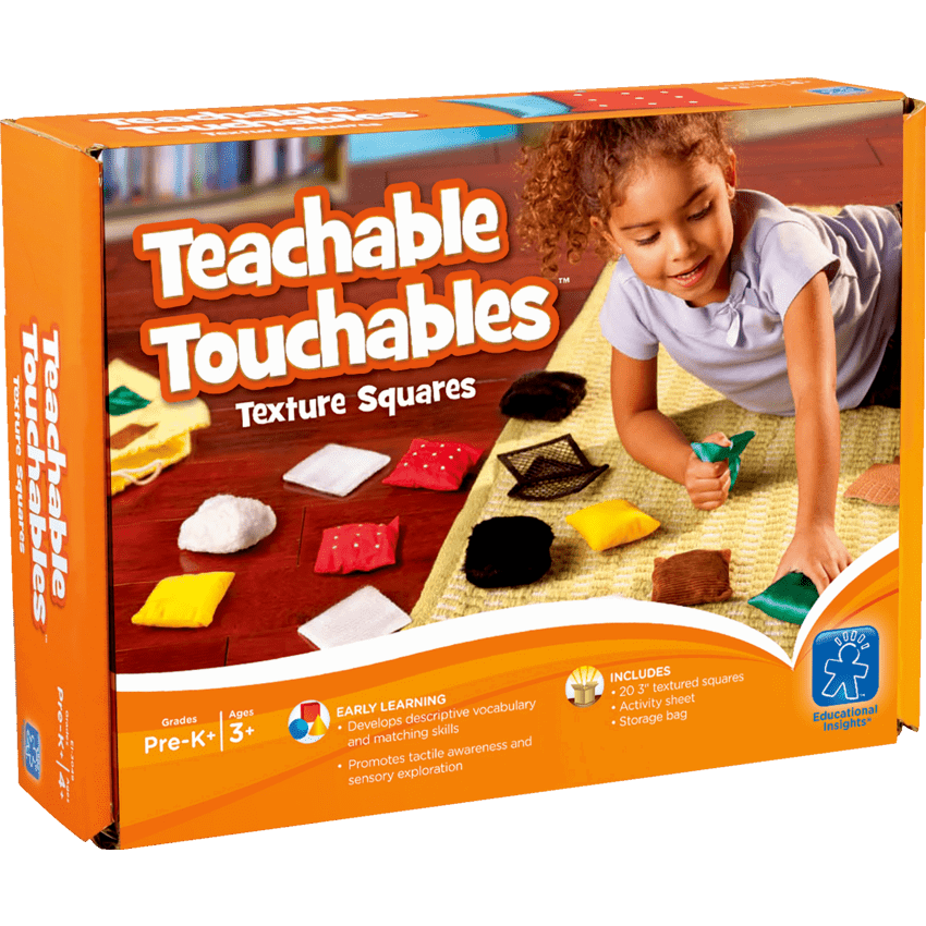 Educational Insights® Teachable Touchables™ Texture Squares 20/set