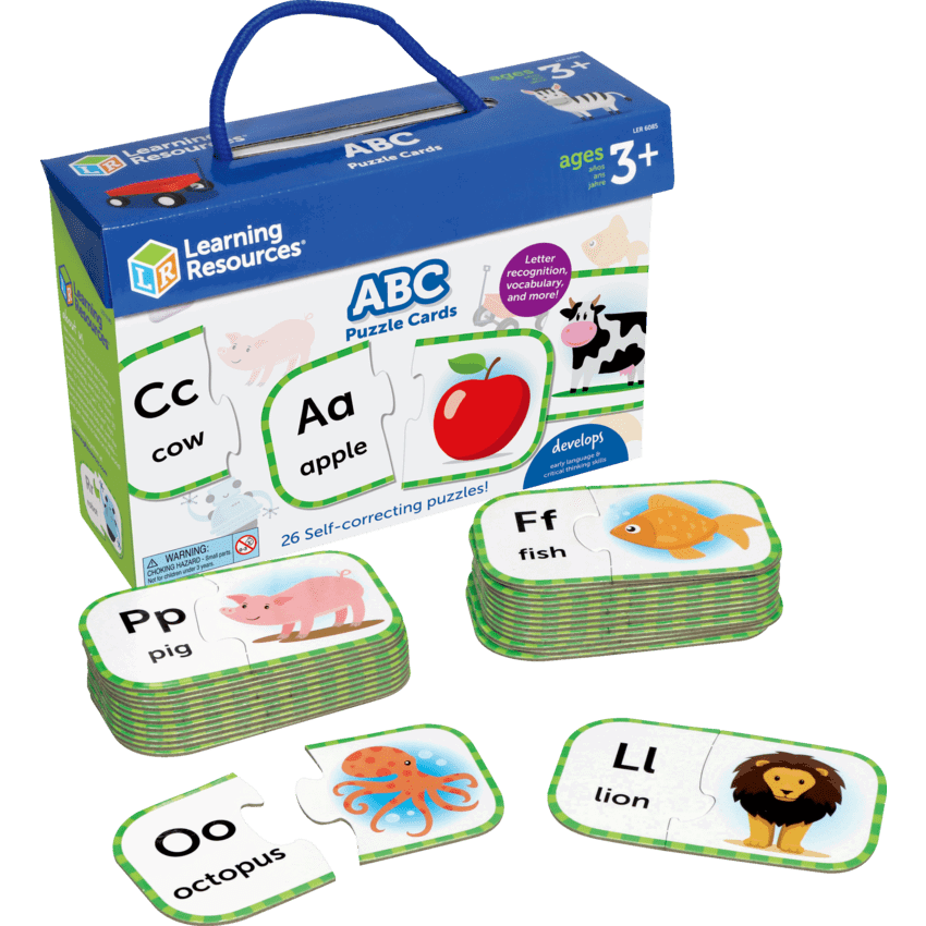 Learning Resources® Puzzle Cards ABC