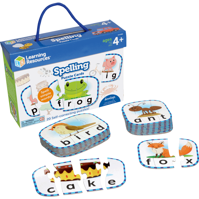 Learning Resources® Puzzle Cards Spelling