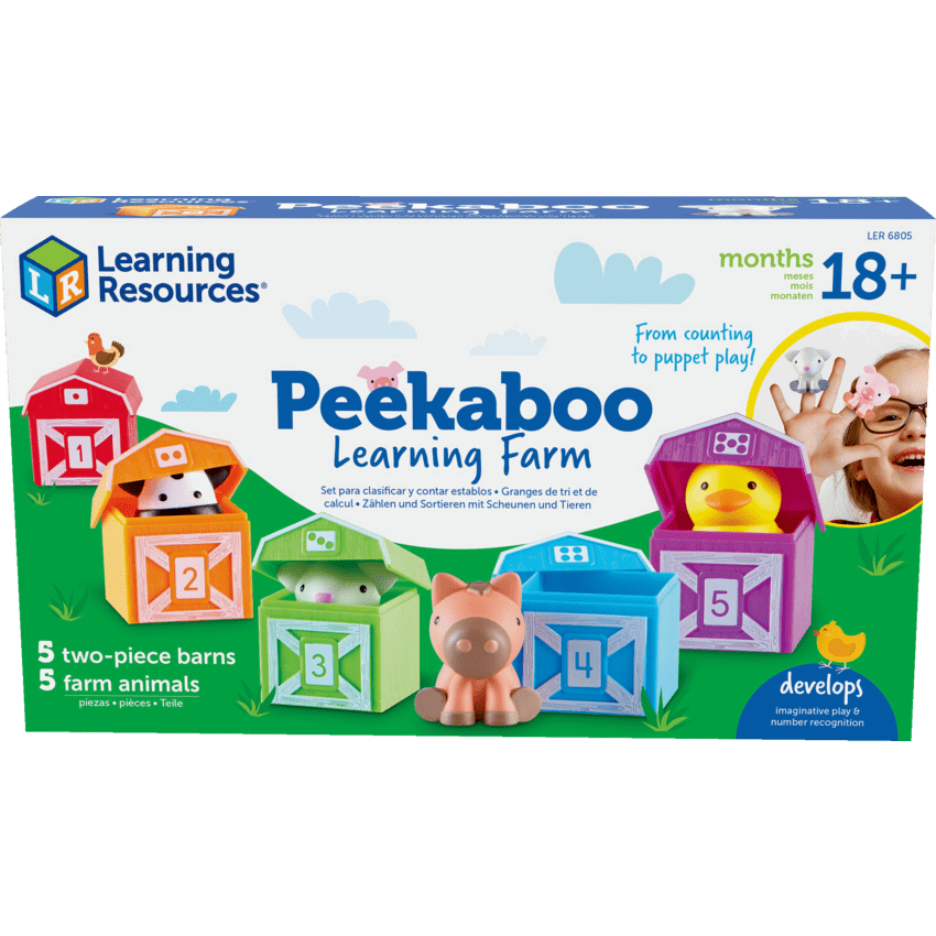 Learning Resources® Peekaboo Learning Farm