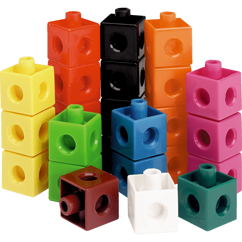Learning Resources® Snap Cubes® 3/4" Assorted Colours 100/set