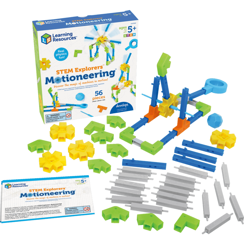 Learning Resources® STEM Explorers™ Motioneering™ 56 pieces/set