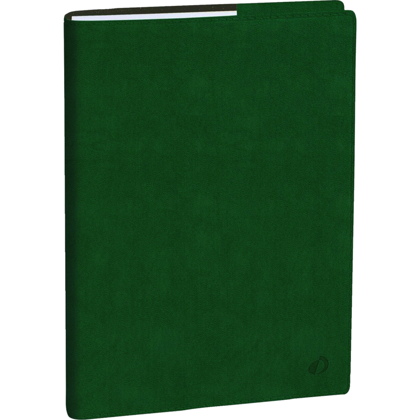 Quo Vadis Note 21 Weekly Diary Flexible Cover 8-1/4” x 6” Bilingual Dark Green