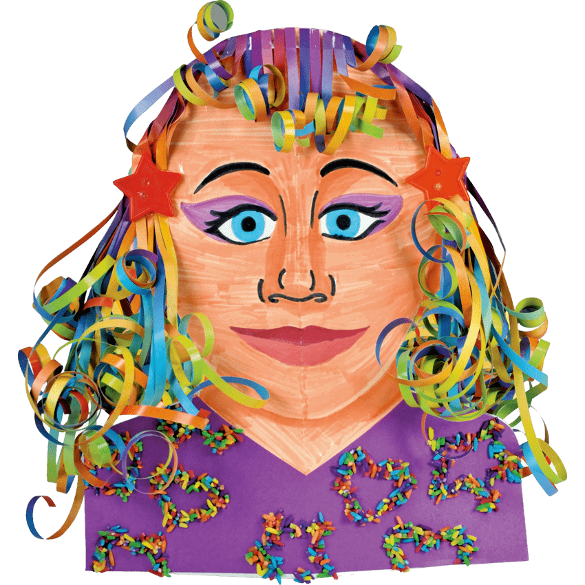 Roylco Stand Up Self Portrait Kit 6-1/4" x 9" 40/pkg