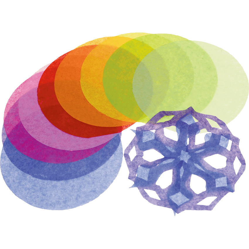 Roylco Tissue Circles 4" Assorted Colours 480/pkg