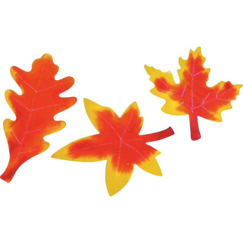 Roylco Color Diffusing Paper Leaves 7" x 9" White 80/pkg