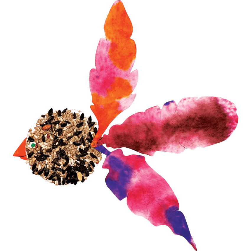 Roylco Color Diffusing Paper Feathers 80/pkg