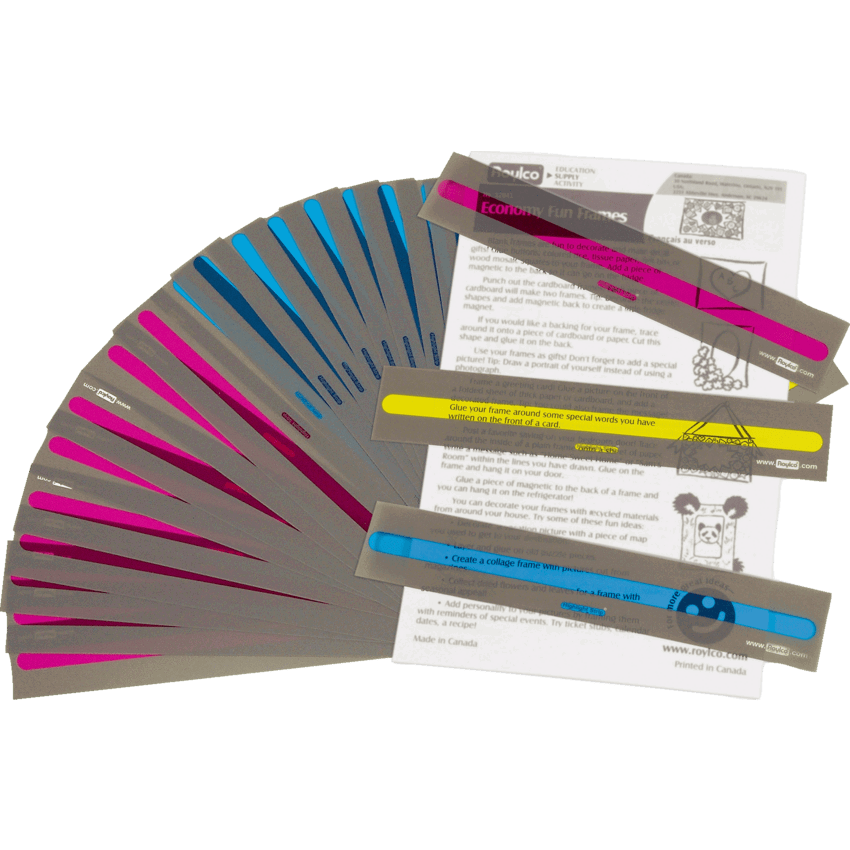 Roylco Highlight Strips Assorted Colours 30/pkg