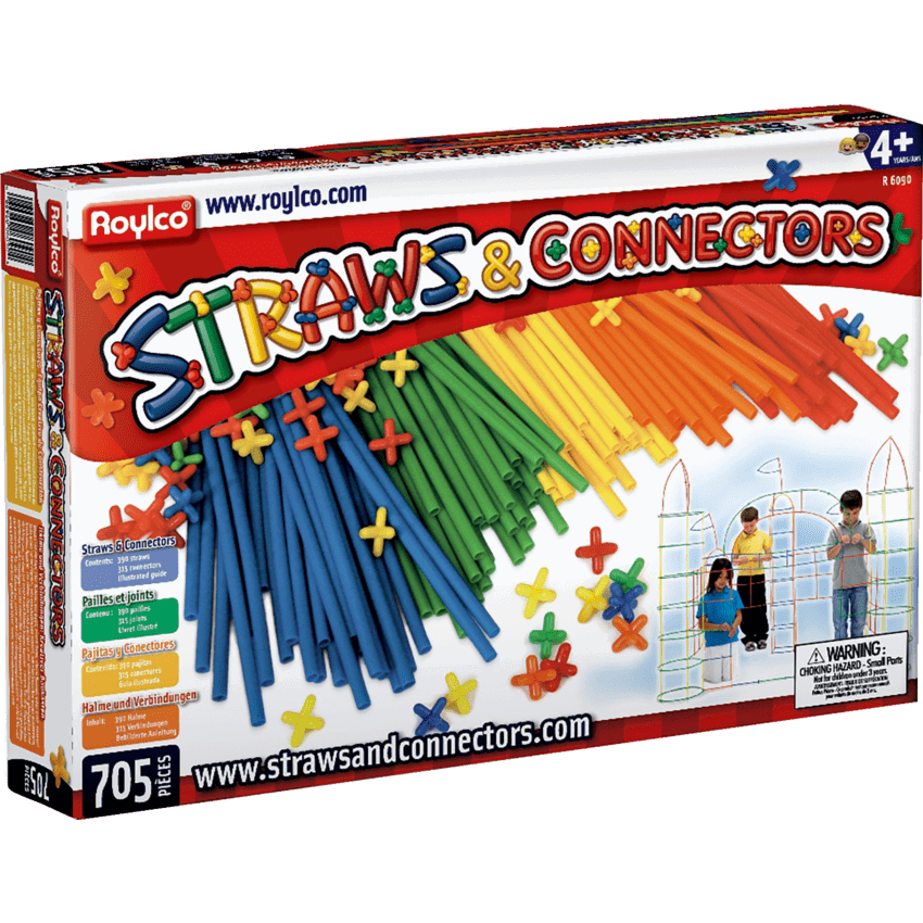 Roylco Straws and Connectors 390/pkg