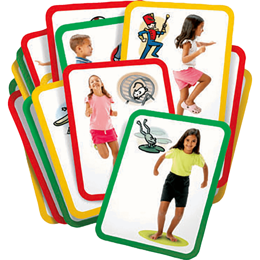 Roylco Busy Bodies: Gross Mototo Exercise Cards 16/pkg