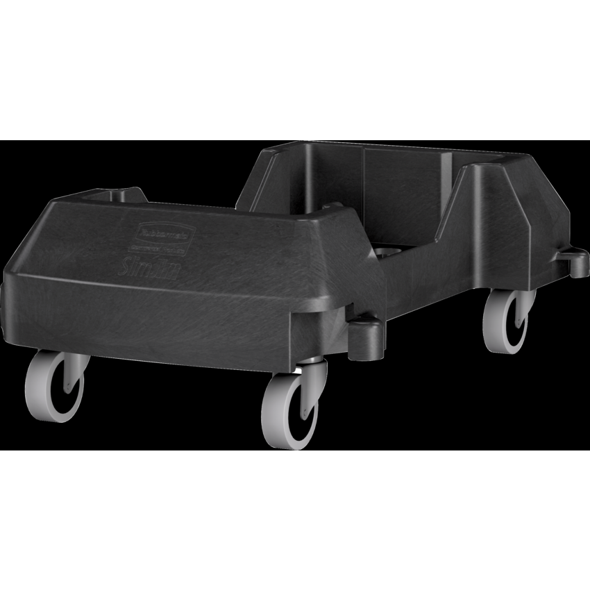 Rubbermaid® Slim Jim® Resin Trainable Dolly Grey