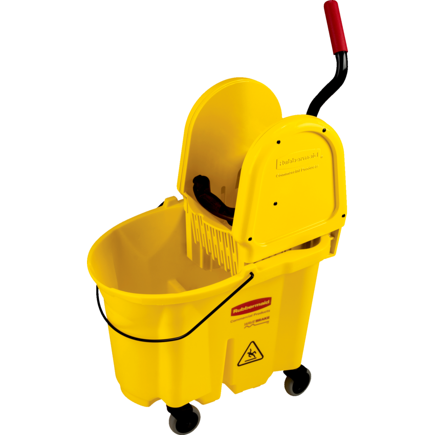 Rubbermaid® WaveBrake® Down Press Mopping System 33.1 L Yellow
