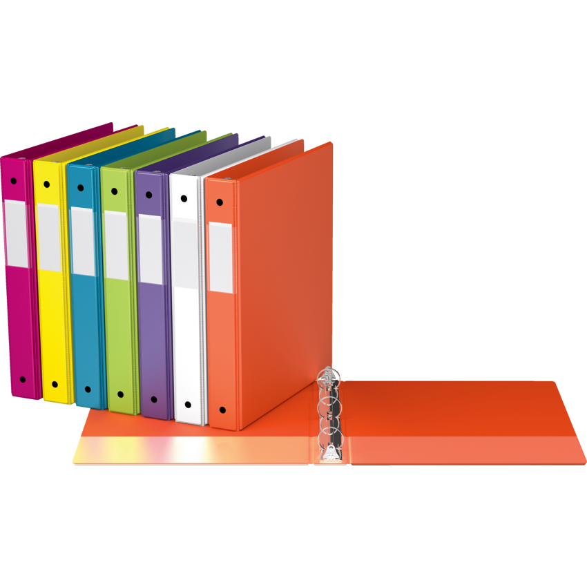 Davis Group® Essential Premium Economy Round Ring Binder 3" Orange