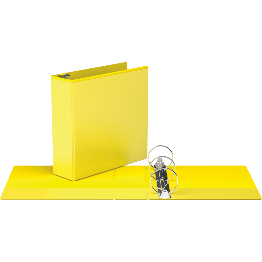 Davis Group Easyview® Premium Round Ring Binders Yellow