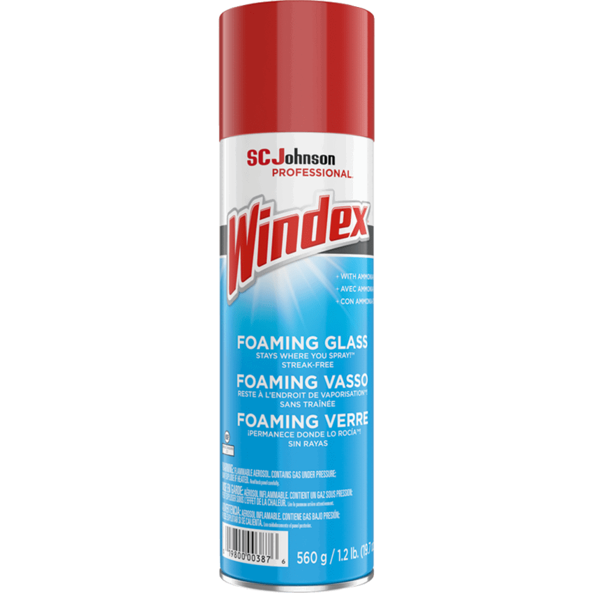 Windex® Foaming Glass Cleaner with  Ammonia-D® Aerosol 560g