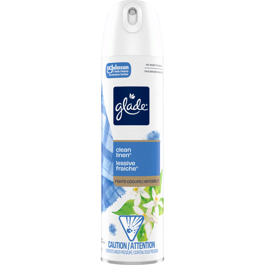 Glade® Aerosol Air Freshener Clean Linen 226 g