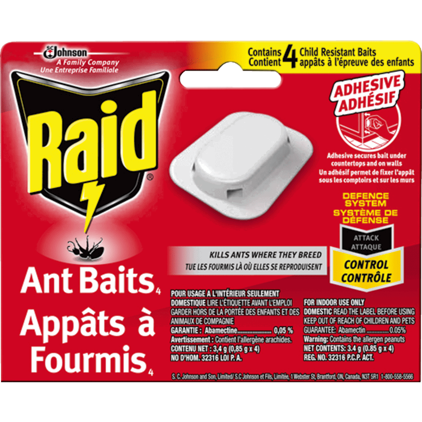 Raid® Ant Baits 4/pkg
