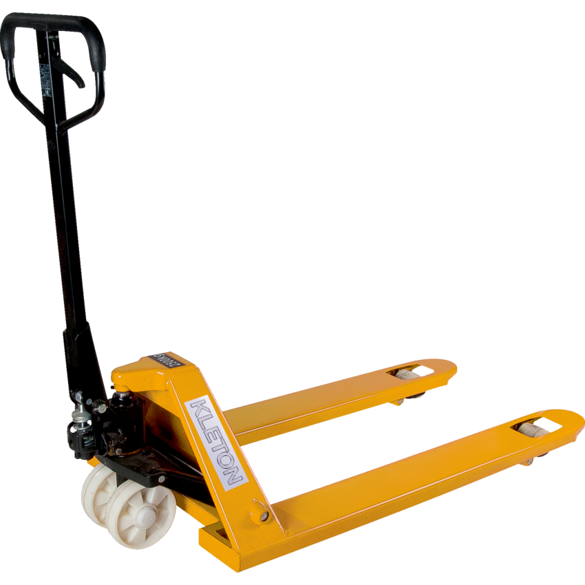 Kleton® Hydraulic Pallet Truck 27" x 48" Nylon Wheels 5500 lb Capacity