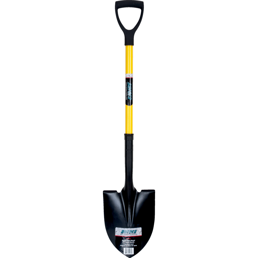 Aurora Tools® Standard Duty Landscaping Shovel Round Blade