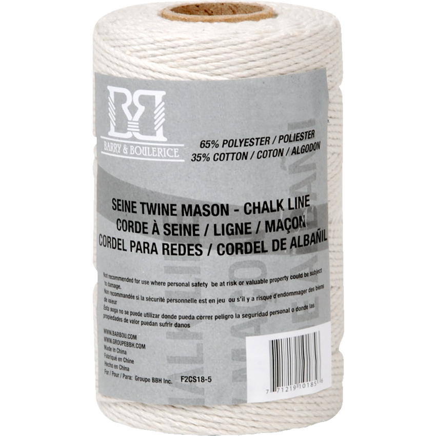 Barry & Boulerice #18 Polyester/Cotton Twisted Seine Twine 984'