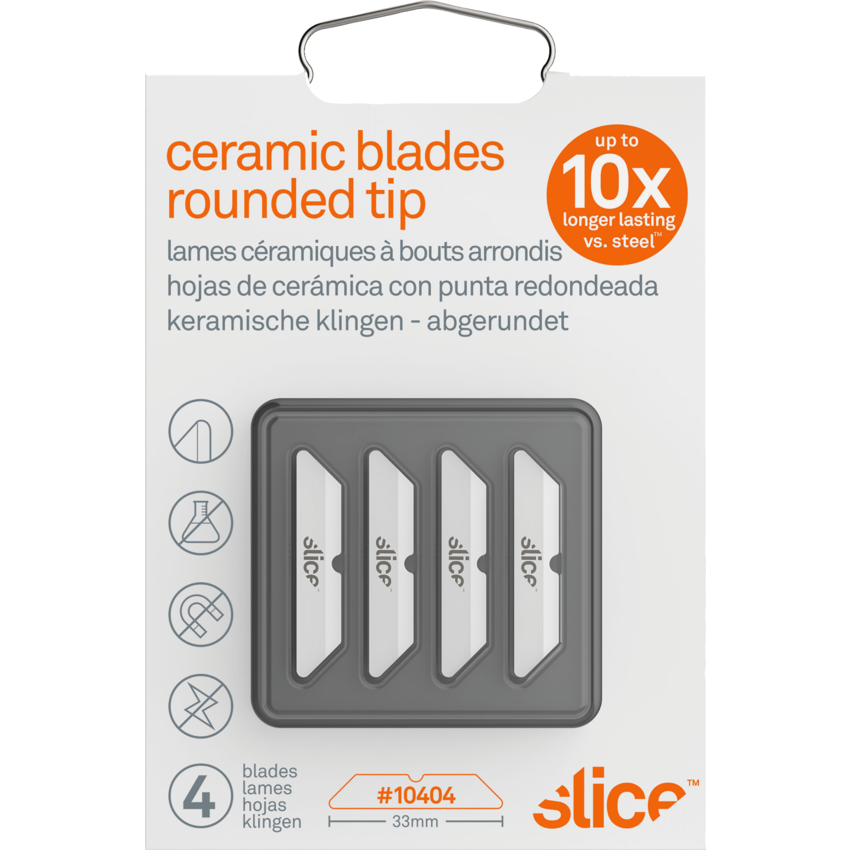 Dentec Slice™ Box Cutter Replacement Blades 1-1/3" 4/pkg