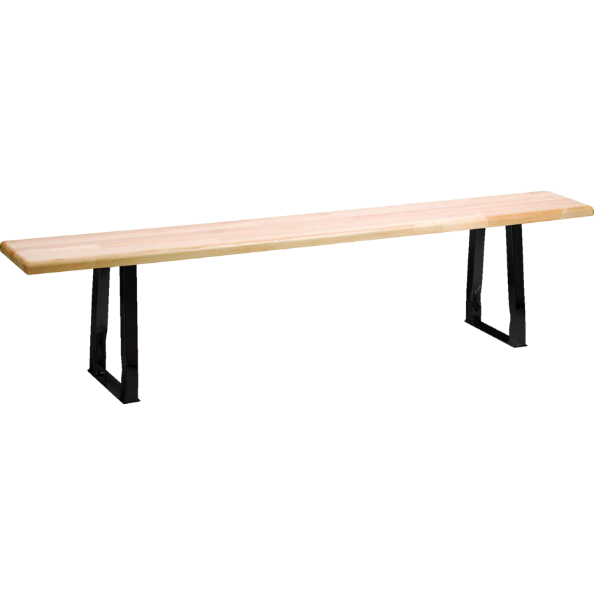 Kleton® Locker Room Bench Wood 72"W x 9-1/2"D 16-1/2"H
