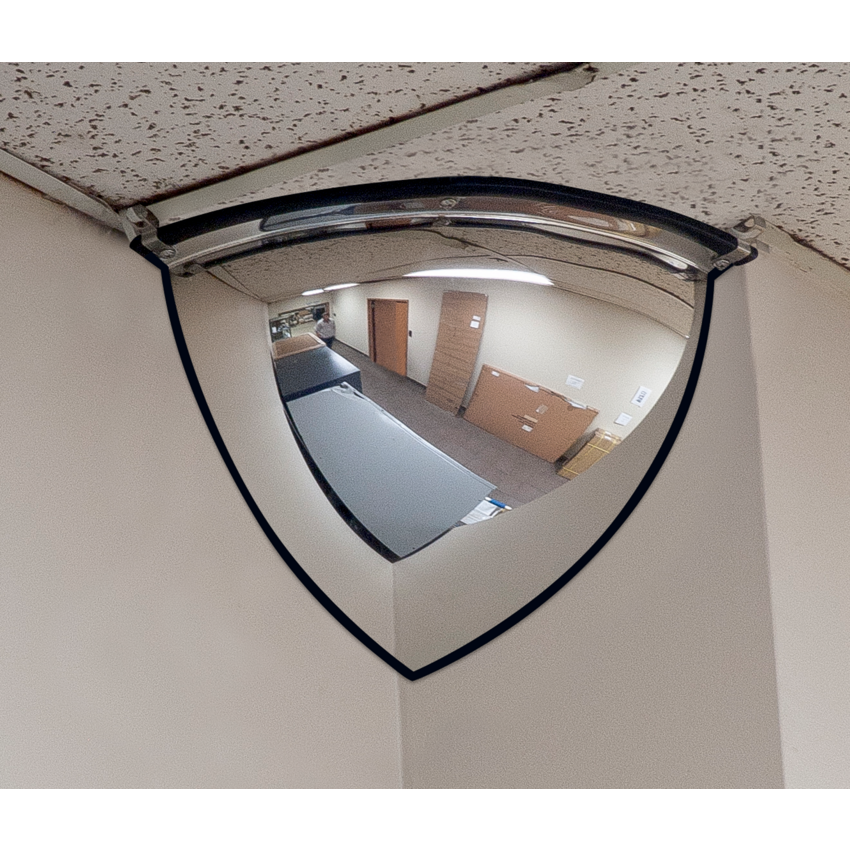 Zenith® Quarter Dome Open Top 90° Mirror 20