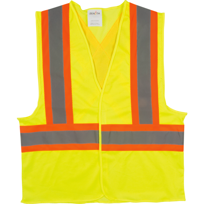 Zenith® Traffic Safety Vest Medium Lime Yellow