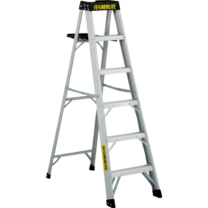 Featherlite 3400 Series Extra-Heavy Duty Step Ladder 6'