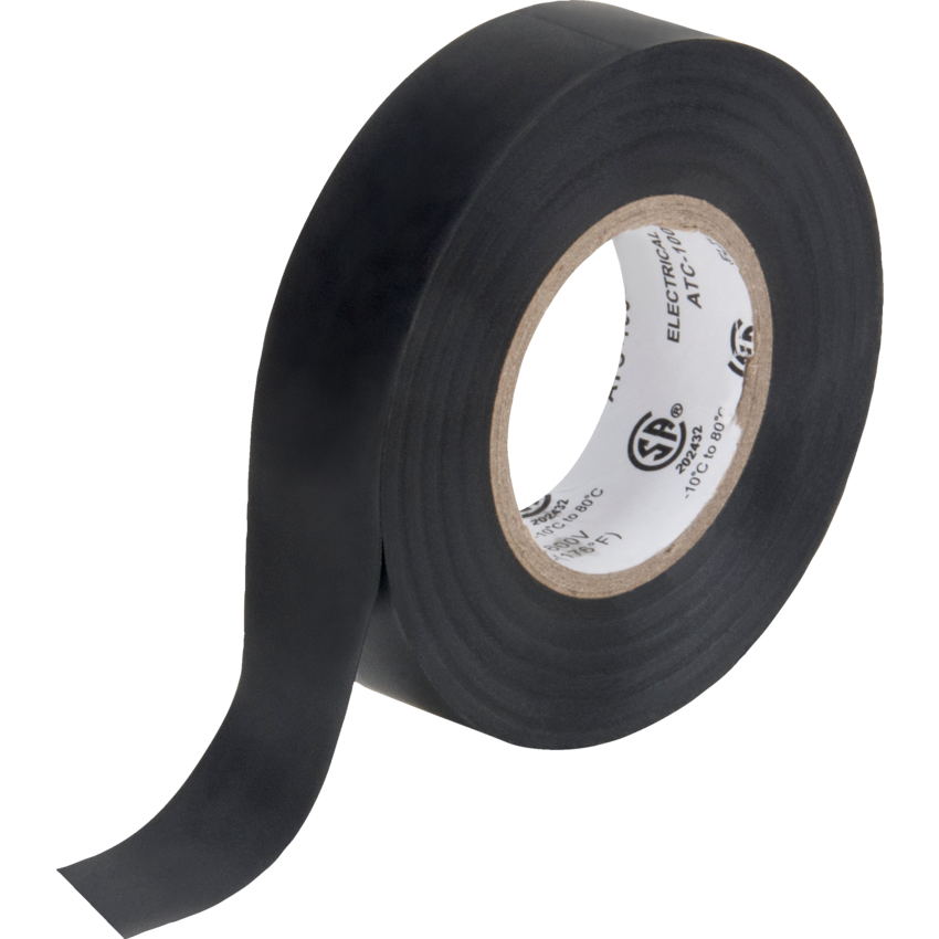 Aurora Tools® Electrical Tape 3/4" (19 mm x 18 m) Black