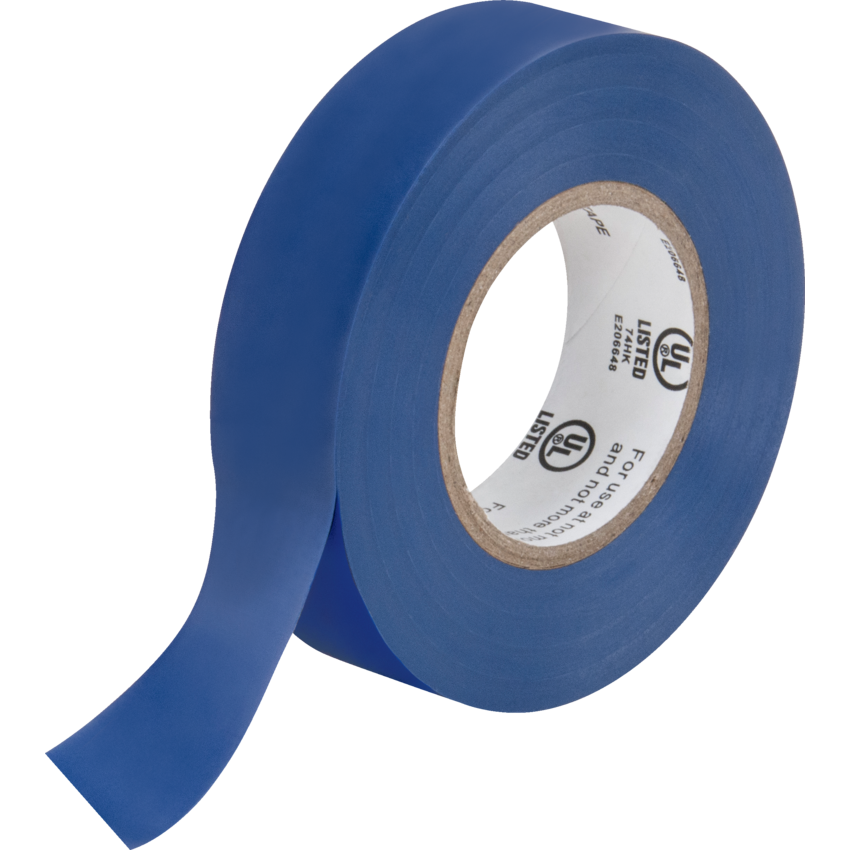Aurora Tools® Electrical Tape 3/4" (19 mm x 18 m) Blue