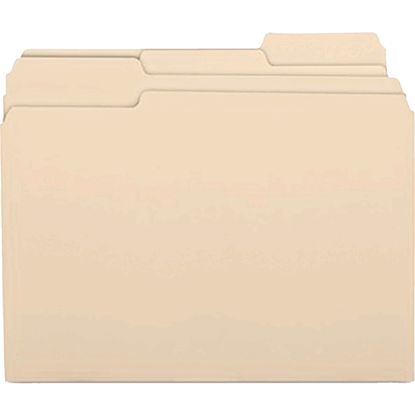 Business Source® Top Tab File Folder Letter Manila 100/box