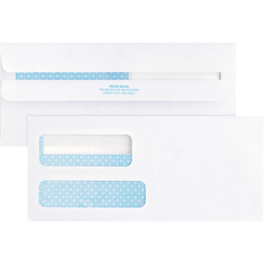 Business Source® Double Window Invoice Envelopes #9 3-7/8" x 8-7/8" White 500/box