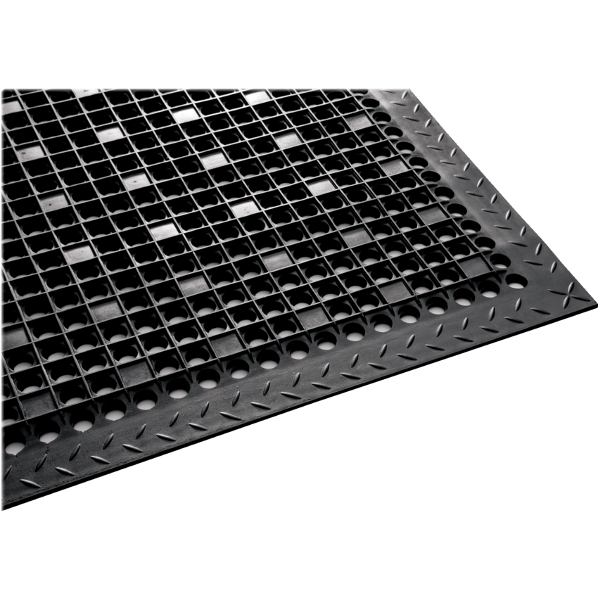 Genuine Joe Versa-lite Utility Mat 60"L x 36"W Black