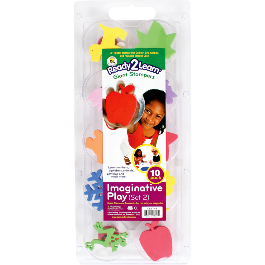 Ready 2 Learn® Giant Stampers Imaginative Play 10/pkg