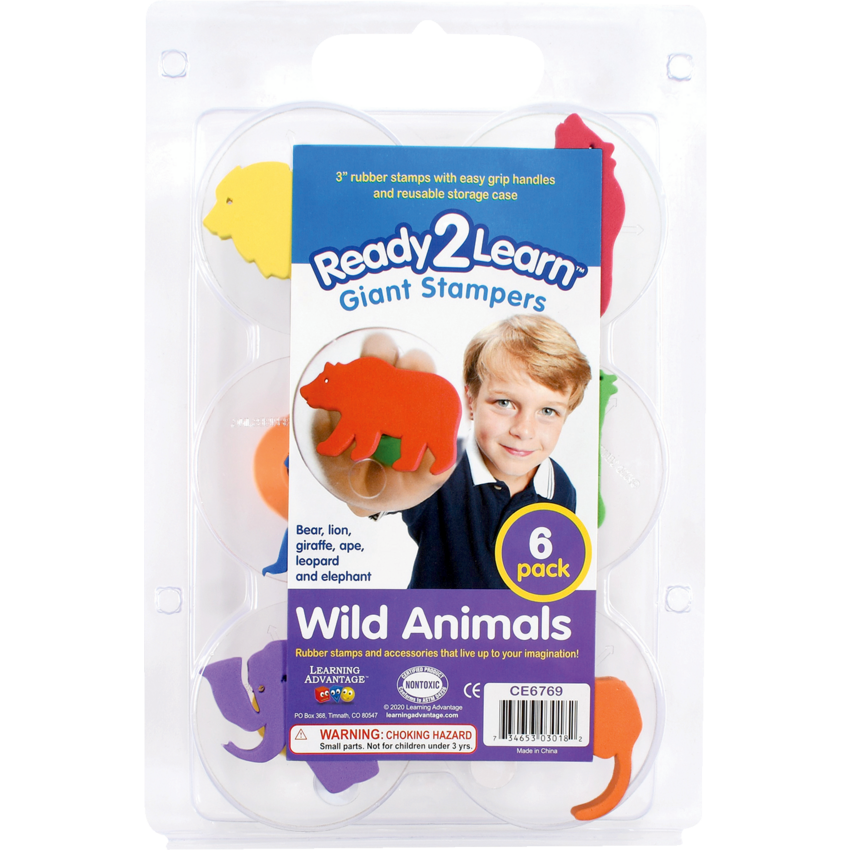 Ready 2 Learn® Giant Stampers Wild Animals 6/pkg