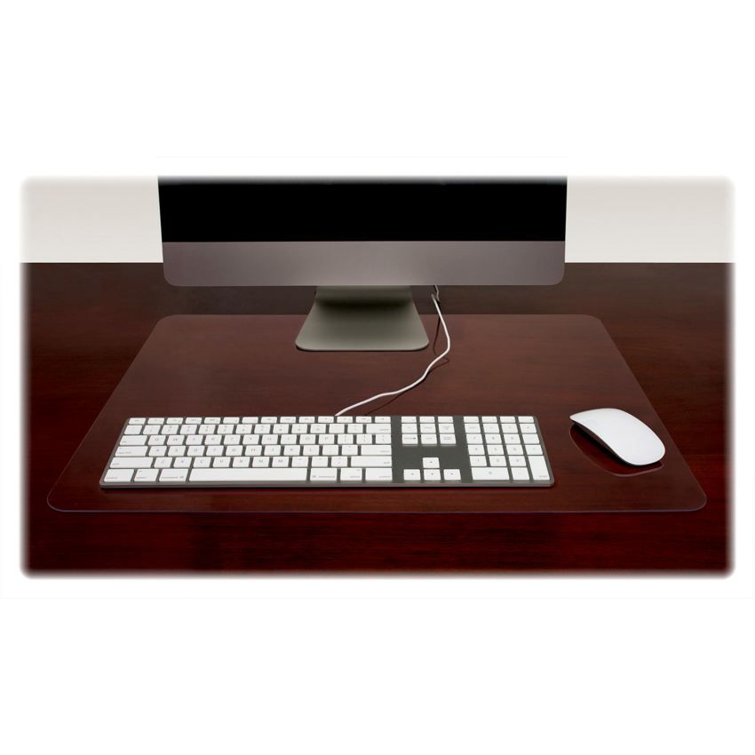 Lorell Desk Pad Crystal-Clear 19" x 24" Clear