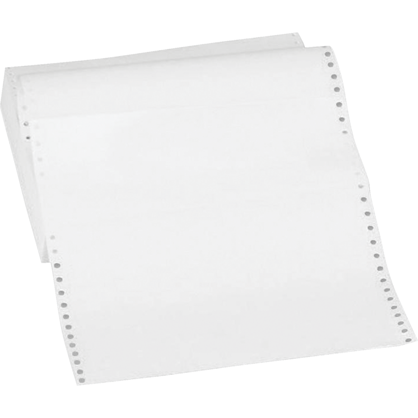 Sparco™ Computer Paper Plain Removable Edges 1 Part 9-1/2" x 11" 2,600 sheets/ctn