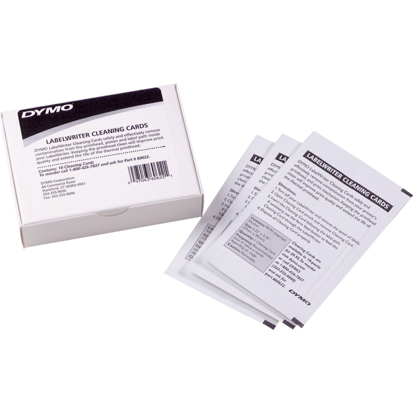 DYMO® LabelWriter® Cleaning Cards 10/box