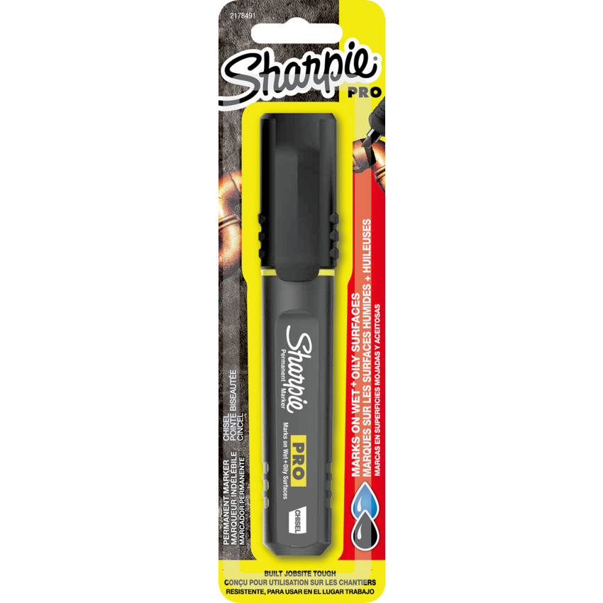Sharpie® Pro Industrial Marker Chisel Tip Black