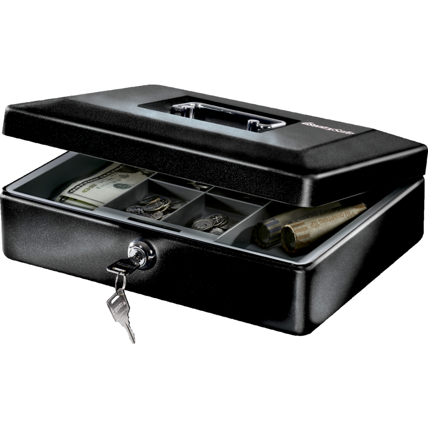 Sentry®Safe 12" Safebox 11-13/16x9-1/4x3-5/8" Black